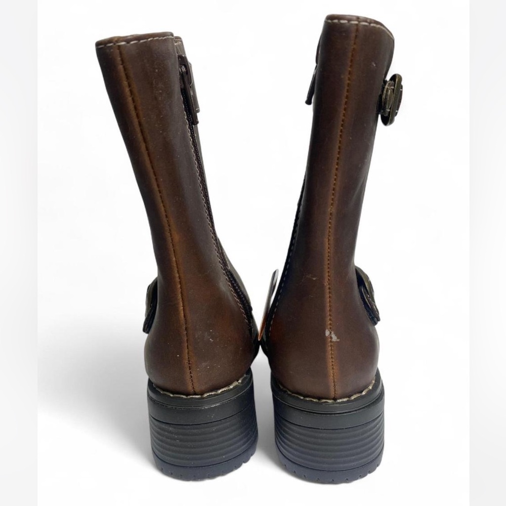 Brown Buckle Boots toddler size 5 - Picture 5 of 6